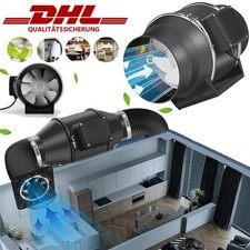 Rohrlüfter Rohrventilator Silent Abluft Lüfter Badlüfter 100mm/150mm Ventilator