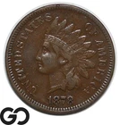 1878 Indian Head Cent Penny, Choice VF++/XF Better Date