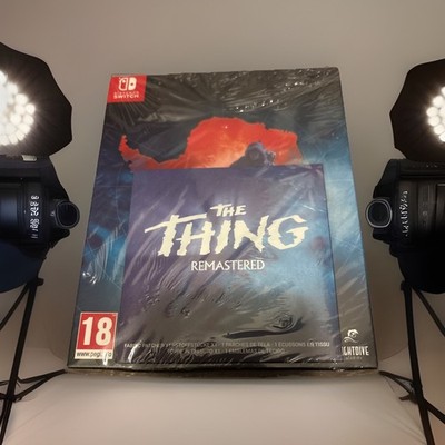The Thing Remastered Deluxe Edition Nintendo Switch New Sealed PEGI W Fabric Hor