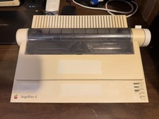 Apple ImageWriter II Printer- untested with color ribbon
