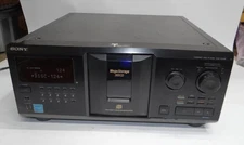 Sony Mega Storage 300 Disk CD Changer Player CDP-CX355, No Remote-TESTED & WORKS