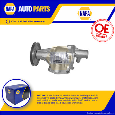 Water Pump fits FIAT PANDA 141 9 80 to 96 Coolant NAPA 46742168 7724414 Quality