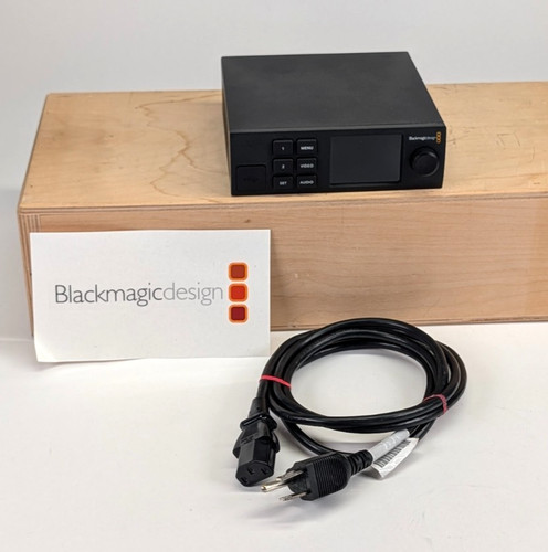Blackmagic Web Presenter w/ Smart Panel Firmware v 4.2.1 Tested