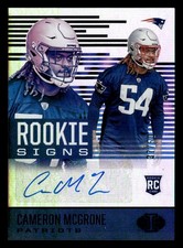 2021 Panini Illusions #RS-CM Cameron McGrone Rookie Signs Black #/50 Auto