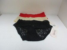 Special Intimates Women's 3 pairs 1011 Lace Panties Ass't Colors Size XL New