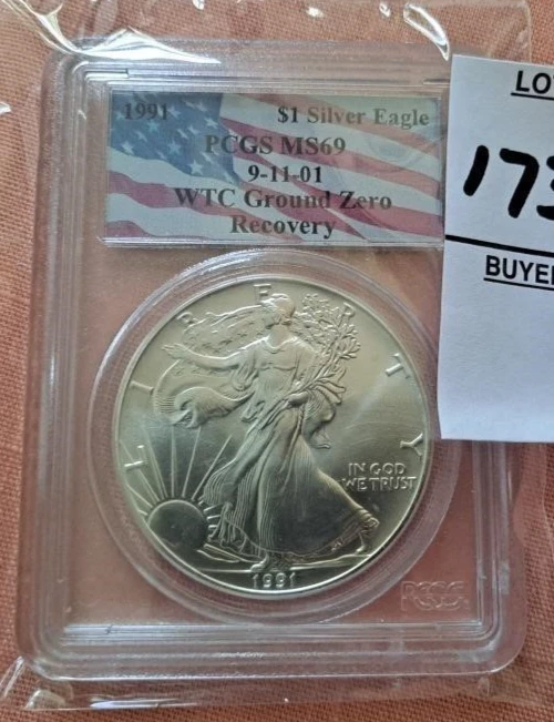 American Eagle 1 oz Precious Metal Content per Unit 2001 Silver