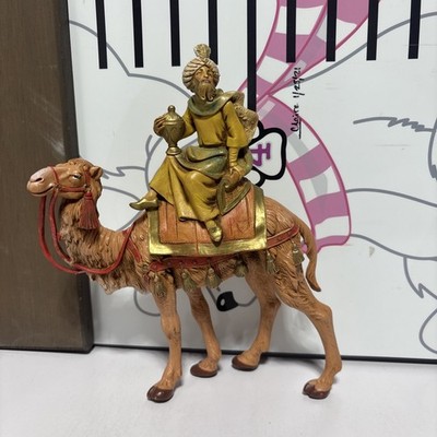 Vtg 1983 Fontanini Depose Italy Wisemen On Camel Nativity King Gaspar 9.5''