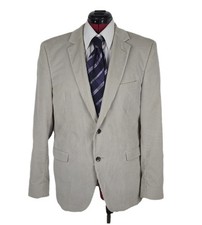 STRELLSON Sakko Rick 52 Cordjacke Blazer Cord Stoff Premium Line Grau 