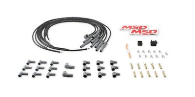 MSD 31193 Black, 8.5mm Super Conductor 8-Cylinder Multi-Angle, Universal