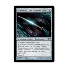 WotC MtG Champions of Kamigawa Tatsumasa Dragon's Fang (R) EX