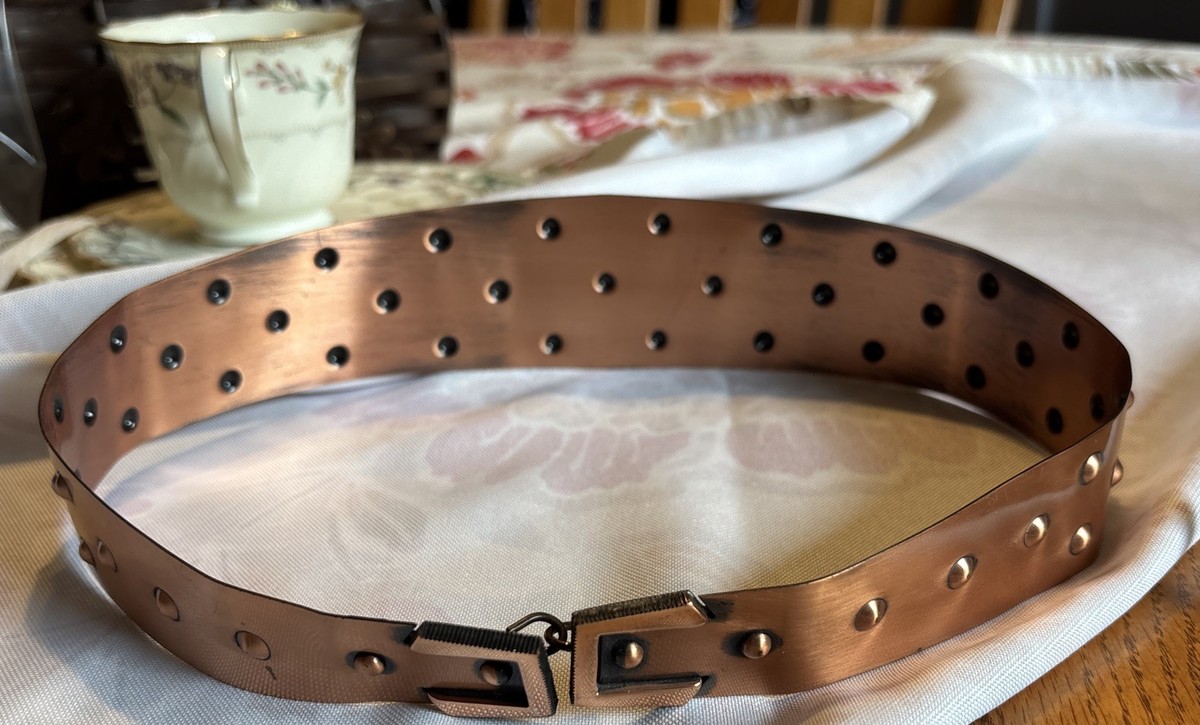 Vintage 1950s Hammered Copper Belt Signed RENOIR Modernist Medium Vintage Renoir Modernist Copper Belt | eBay main image 3