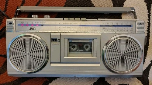 JVC RC-363JW Vintage Stereo Boombox AM/FM/SW Cassette Recorder Player | Works!