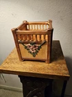 Marked Weller Klyro Planter.  4.5" Square.  Fence Post Design. As Is.
