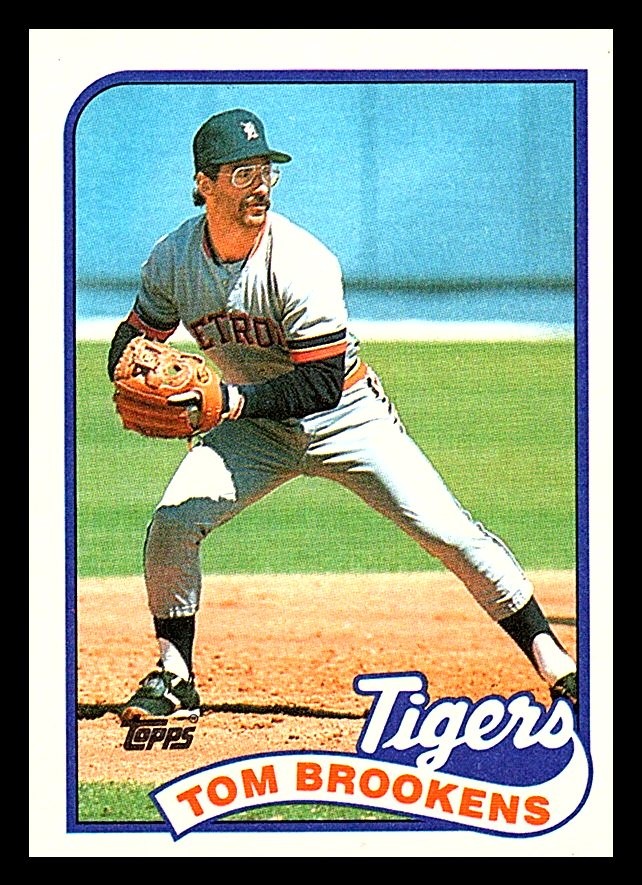 1989 Topps #342 Tom Brookens