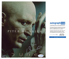 David Dastmalchian 'Dune' Signed 8x10 Photo 'Piter De Vries' ACOA