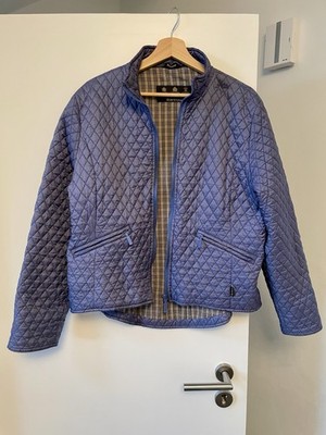 Barbour Tailored Flyweight Jacket Steppjacke Blau Gr. 40 / UK 14   Top Zustand