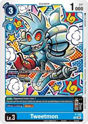 Tweetmon - P-190 NM - Digimon TCG | eBay