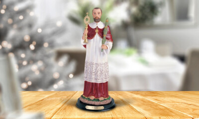 12''H Saint Ramon Raymond Nonnatus Holy Figurine Ornament Home Decor Unique Gift