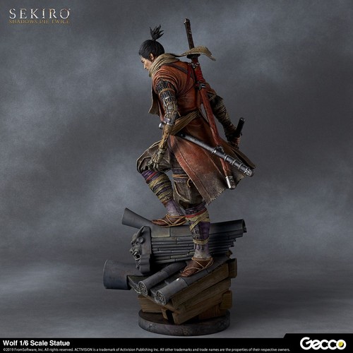 SEKIRO: SHADOWS DIE TWO, statua lupo scala 1/6 - Foto 12 di 24