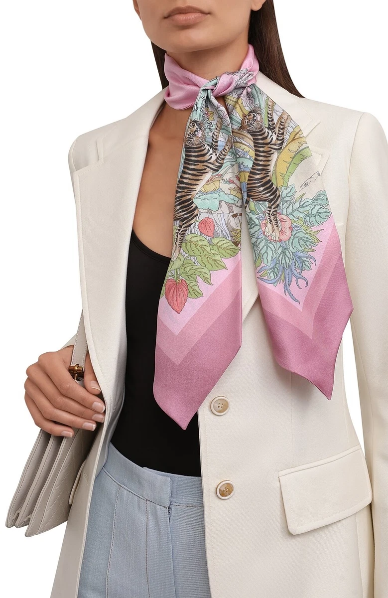 Gucci silk hotsell neck scarf