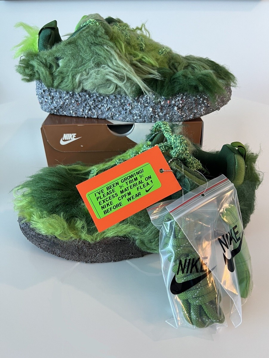 Nike CPFM Flea 1 Grinch DQ5109-300 Size 10.5 Cactus Plant