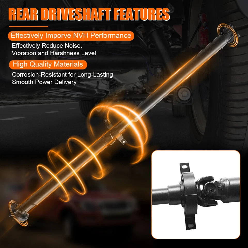 Rear Driveshaft Prop Shaft Assembly OEM For 1999-2006 BMW 325Ci 325i 323Ci 323i - Imagem 3 de 4