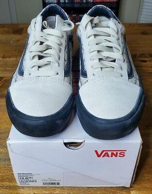 Supreme Vans Old Skcool Pro 27cm スニーカー Men's Vans x Supreme Old Skool Pro Grid Pattern Off-White