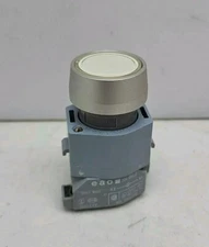 EAO 704.950.0 Illuminated Push Button Switch 380V 2.4W Max White Flush