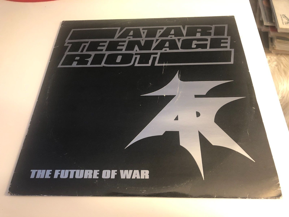 ATARI TEENAGE RIOT THE FUTURE OF WAR LP 1997 RARE DHR DOUBLE VINYL