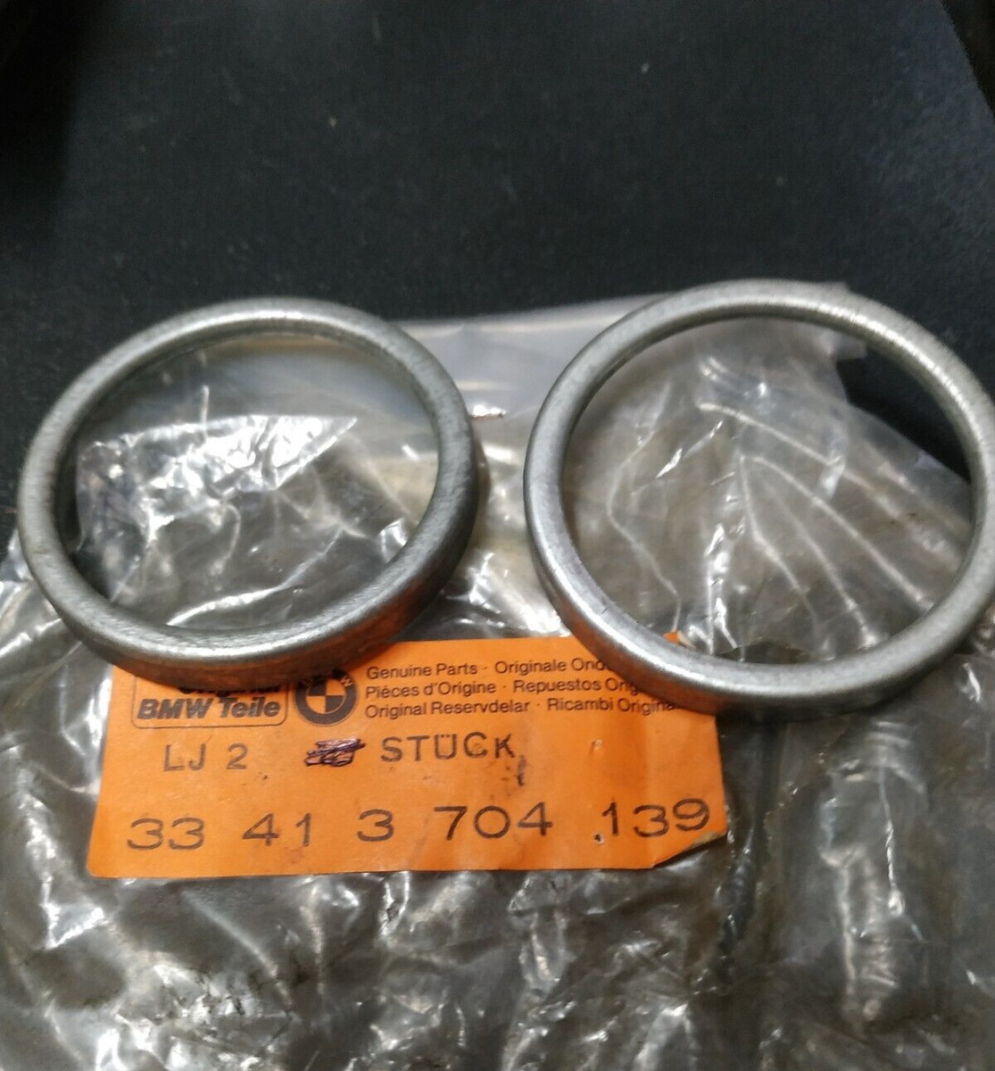 BMW E12-E3-E9-NK-E24 diff dustcover plates(2) 61mm NEW NLA GENUINE 