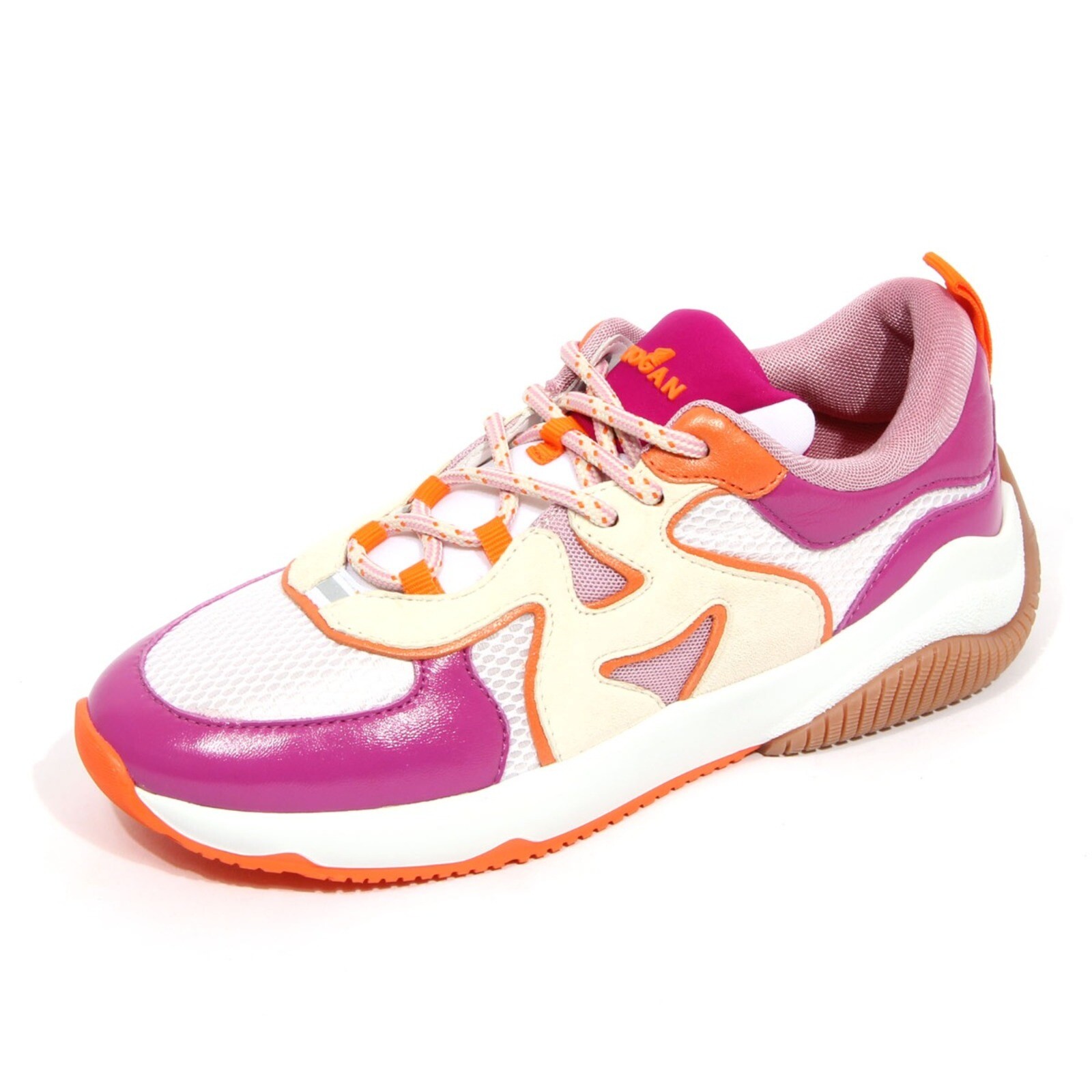 H4004 sneaker donna HOGAN H597 woman shoes fucsiaorange 56890₽