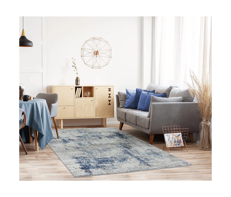 United Weavers Eternity Elixir Blue Oversize Rug 7'10" x 10'6" 7'10" x 10'6" - Image 2 of 4