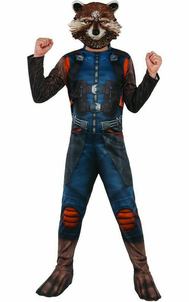 DISFRAZ DE HALLOWEEN DE GUARDIANES DE ROCKET RACCOON CON LICENCIA DE LOS...