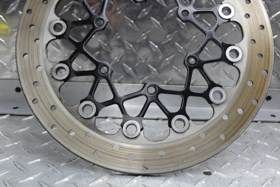 2003 SUZUKI SV650 REAR/FRONT LEFT RIGHT BRAKE ROTORS RR4.78MM FL5.01MM FR4.93MM - Image 3 of 4