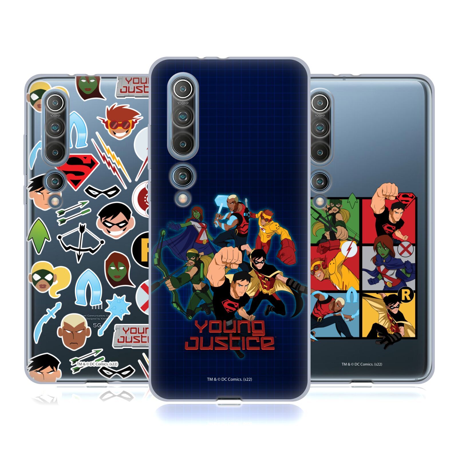 OFFICIAL YOUNG JUSTICE GRAPHICS SOFT GEL CASE FOR XIAOMI REDMI PHONES