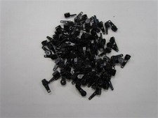 YKK 5C BLACK ZIPPER PULL SLIDER SET OF 100 