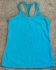 DeSoto Femme Women's Size XL Triathlon Blue Athletic Tank Top C6 