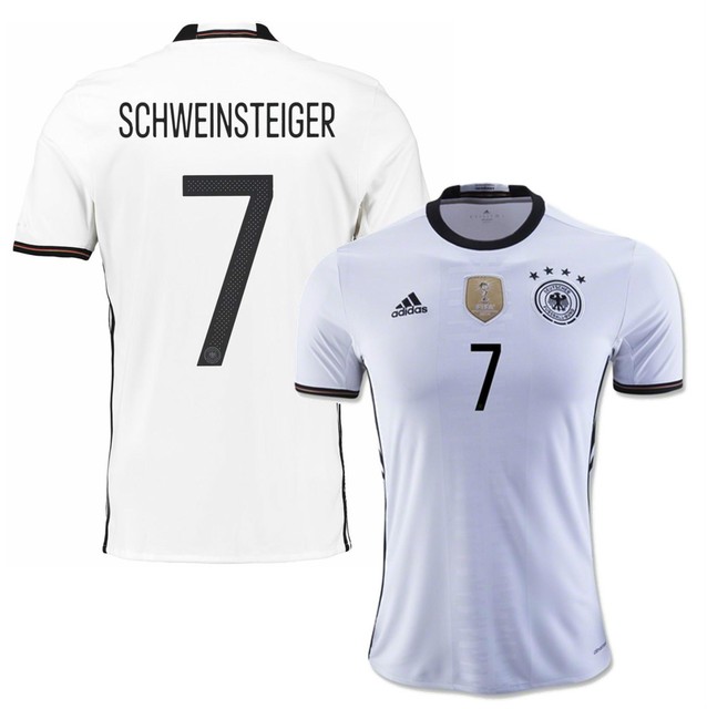 ADIDAS BASTIAN SCHWEINSTEIGER GERMANY HOME JERSEY EURO 2016 | eBay