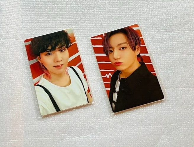 K-POP・アジア BTS Butter FC BTS Butter Japan FC Limited Official Suga and Jungkook Photocard