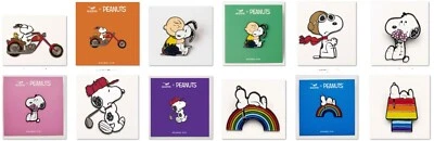 Peanuts Snoopy Ansteck Pins Emaille: Joe Cool Charlie Brown Woodstock Lucie ...