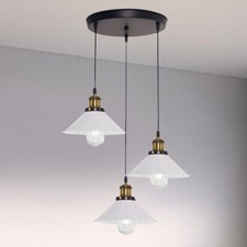 Vintage Pendant Light Modern Industrial Metal Hanging Light LED Ceiling Light UK