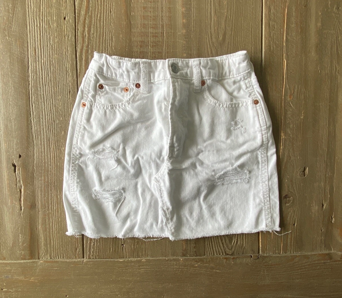 White denim sale skirt kids
