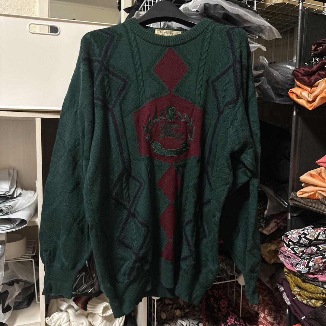 Burberry knit sweater Men's Fashion from Japan