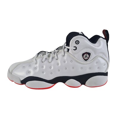 Nike Air Jordan 820273 106 Jumpman Team II Sports Sneakers White Sz 7 Y= 8.5 Wmn