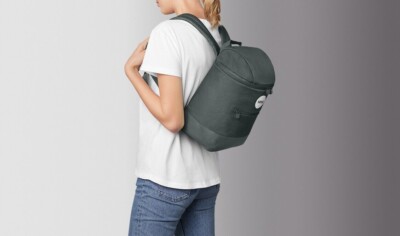 NEU MINI GEPRÄGTER RUCKSACK RUCKSACK VERSTELLBARE TRÄGER SALBEIGRÜN 80225A51686