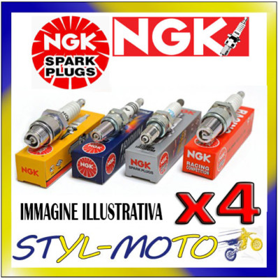 NGK BCPR6E-11 4 SPARK PLUG KIT Civic 1.5i ED6/ED3 1.5 66 kW D15B2 Cat. 1991