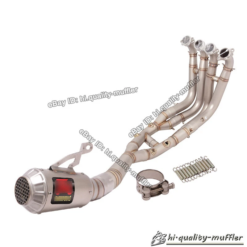 Slip On Exhaust System Link Pipe + Muffler Tail Escape For BMW S1000RR S1000R - Image 3 of 4