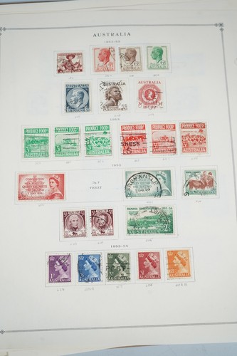 AUSTRALIA 1910s-1980 COLLECTION OF 750+ MINT & USED ON SCOTT PAGES - Picture 17 of 24