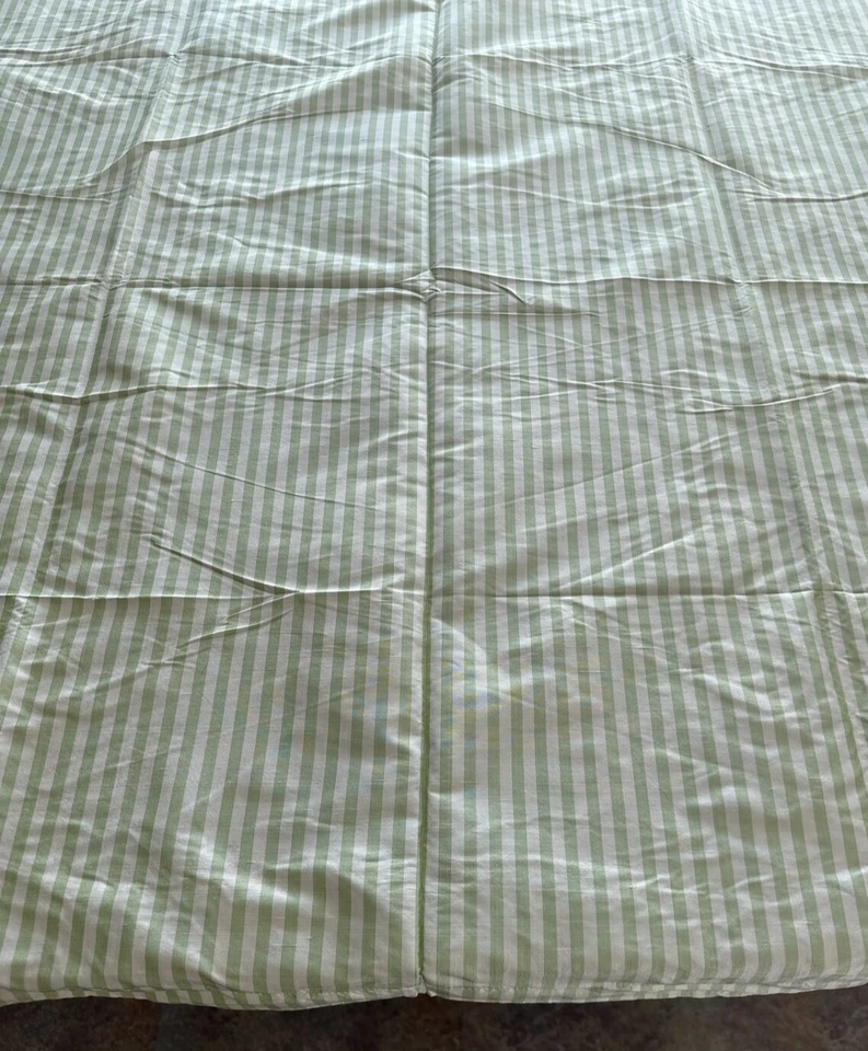 Christopher Norman Silk Fabric Mint Green Stripe Bagatelle Lg Showroom Panel - Image 3 of 4