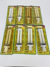 Lot Of 8 G E Lighting 13576 GE 7W Fluorescent Replacement Bulbs 400 lumens 2Pin